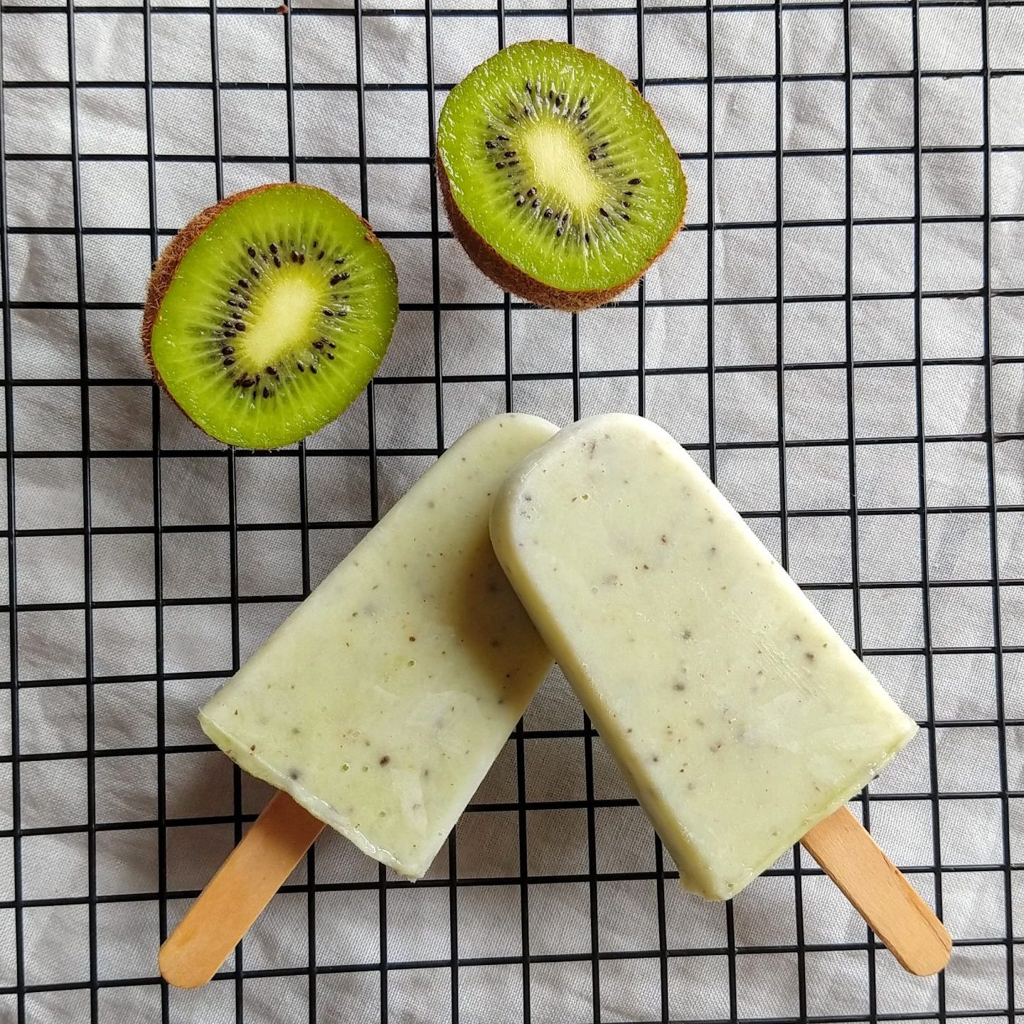 Helado de kiwi - Ohmargott | Cocina en casa. Recetas de cocina fáciles